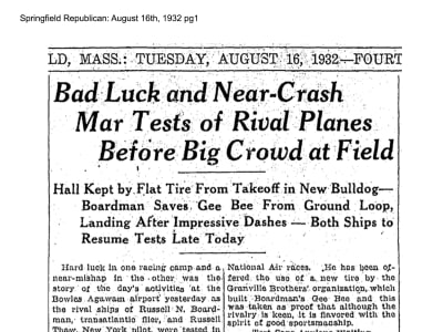 Springfield Republican, August 16, 1932, Page 1